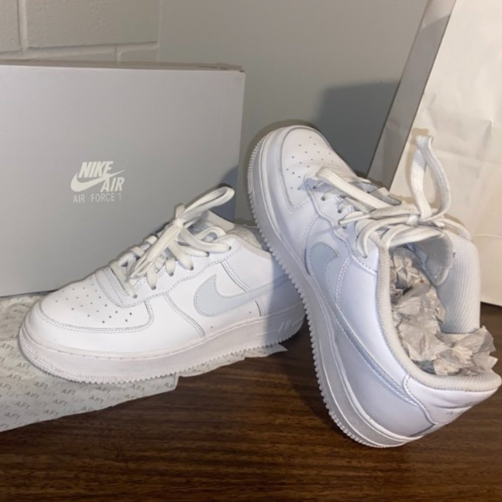 Nike AF1, Color: white, size ( Women: 8, Men: 6.5)